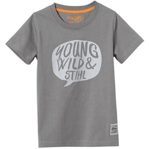 STIHL T-Shirt  young, wild grau